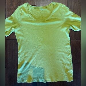 Eileen Fischer Lime Green T-Shirt
